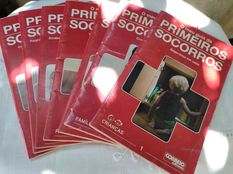 Coleção de revistas "O meu guia de Primeiros Socorros" - 7 Vols.