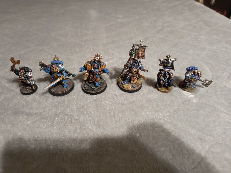 Warhammer 40k zestaw bohaterów 6 modeli marneus Calgar tigurius uriel