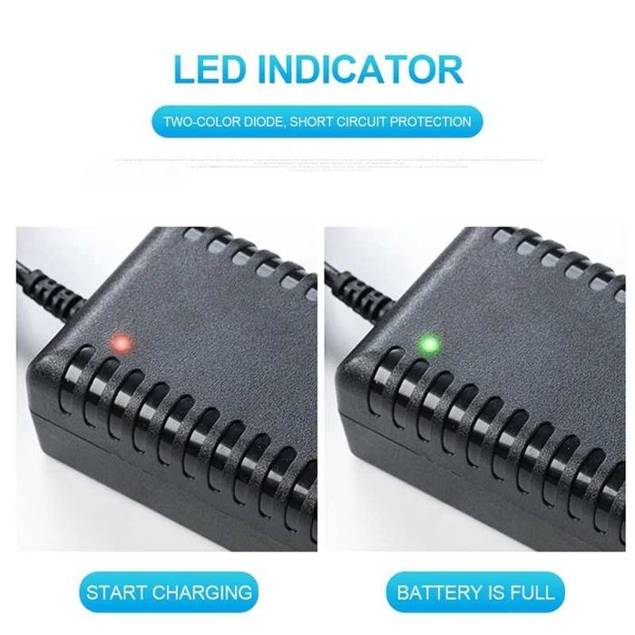 Carregador 42V 2A p/ Hoverboard/ Trotinete Elétrica 36V 3 PINOS/ 5.5MM