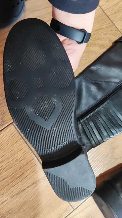 Bota cano longo couro legítimo