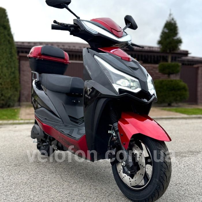 Електроскутер Corso Jogger 1500W, 72V/25Ah — двомісний максіскутер