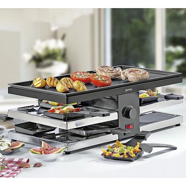 Raclette/grill stołowy, dla 8 os., 47 x 24 x 15,5 cm RACLETTE8 FUN / S