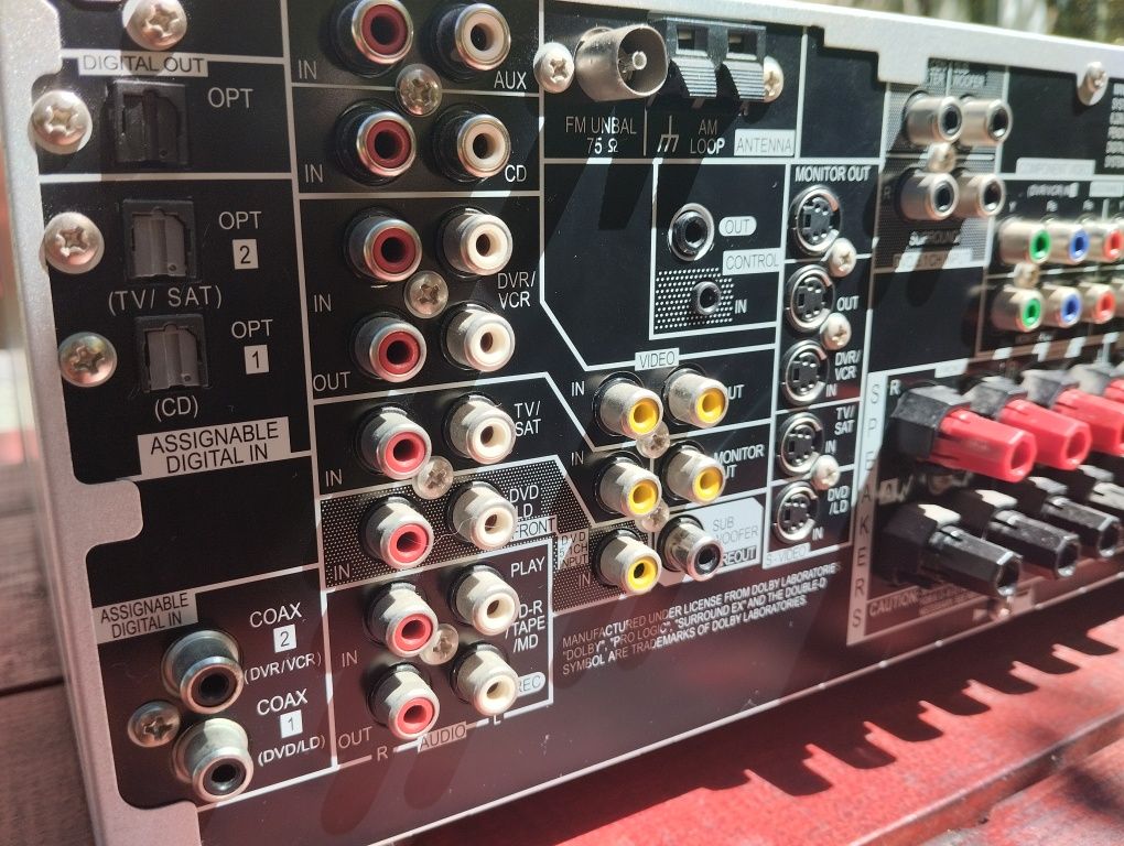 Pioneer vsx 916 amplituner 7.1 z wejściem optycznym i wyjściem pre out