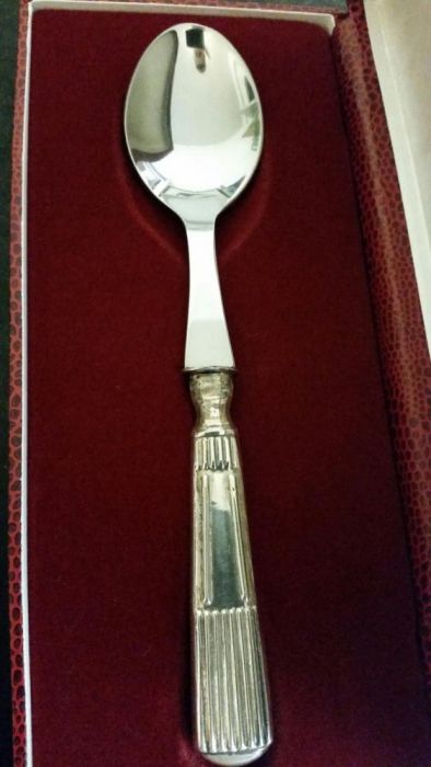 Colher em prata