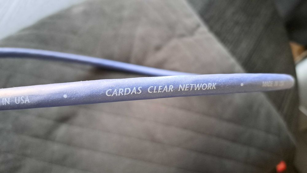Cardas CLEAR NETWORK CAT7 - świetny kabel LAN do audio 1m