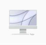APPLE iMac 24 4K RAM 256 GB Srebrny