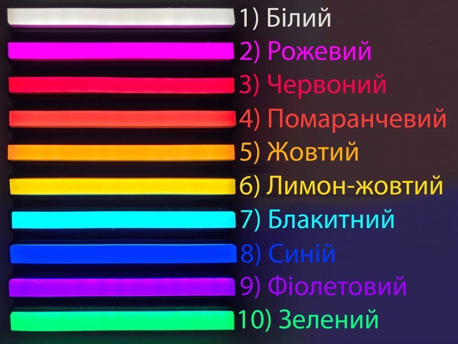 Неонова вивіска "Стильний одяг" рожева, 925*375 мм, світлодіодна, нова