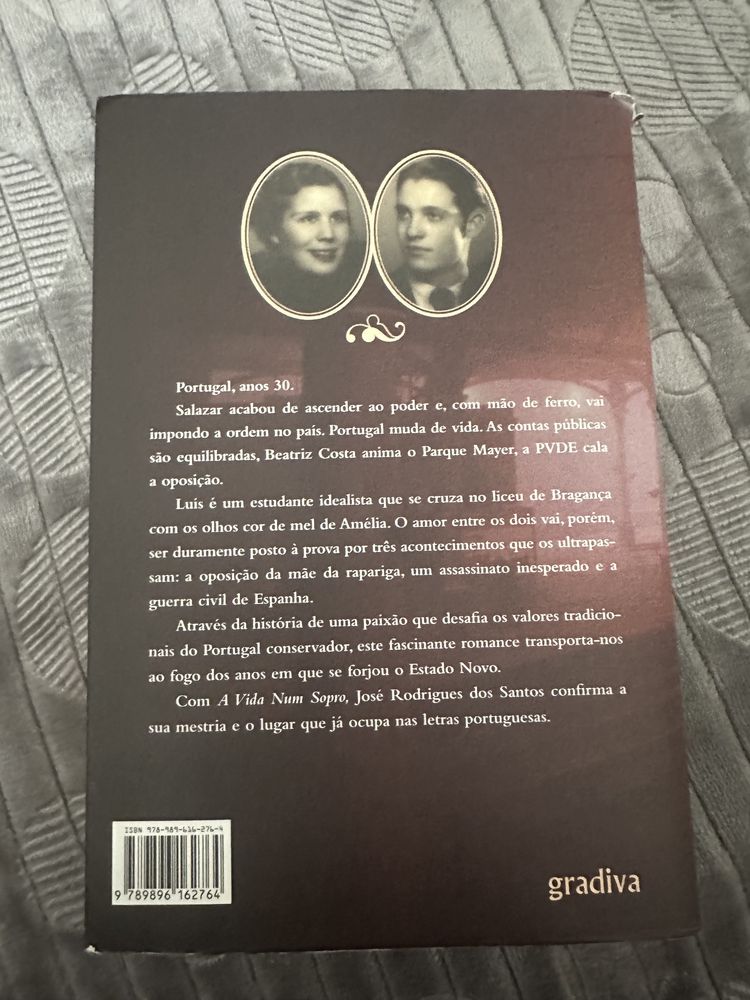 A vida numa sopro , Jose Rodrigues dos Santos