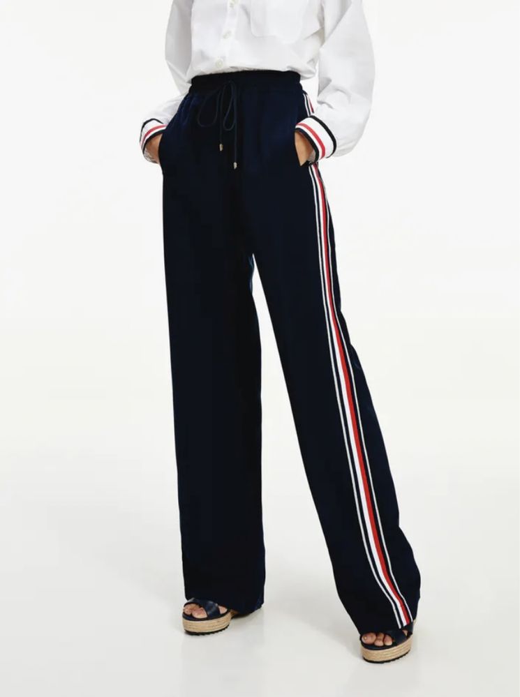 Женские широкие брюки Tommy Hilfiger Icons Signature Crepe Joggers