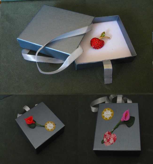 Alfinete / Broche Cereja  NOVO