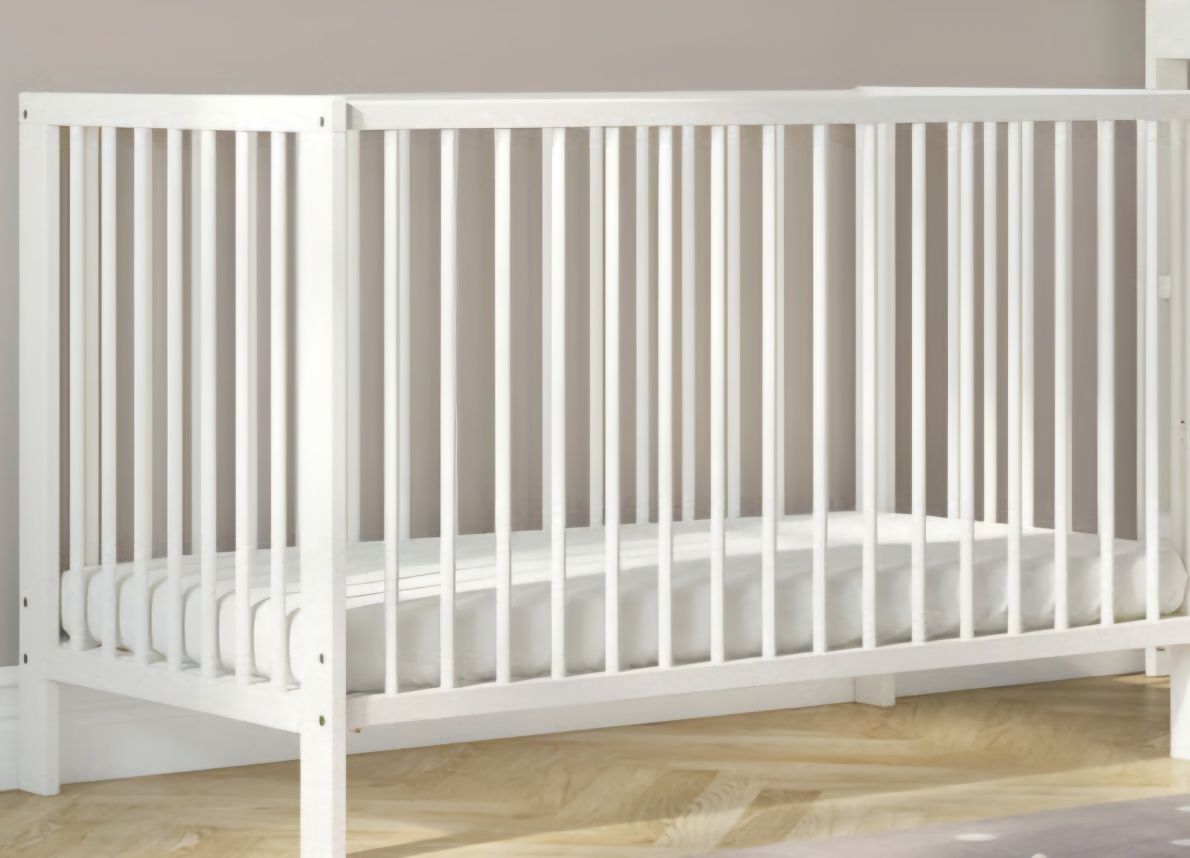 Berço bebé - Ikea Gulliver - branco - 60x120 cm - excelente estado.
