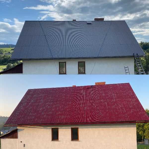 Malowanie Dachu / Malowanie Dachów / Mycie / Usługi wysokościowe