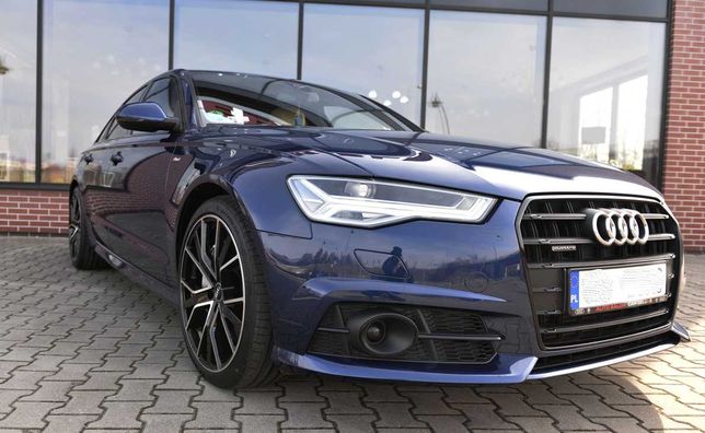 Audi A6c7 BTDI Quatro, 313 KM, 2x S line, Rok 2017, przebieg 140 tyś.