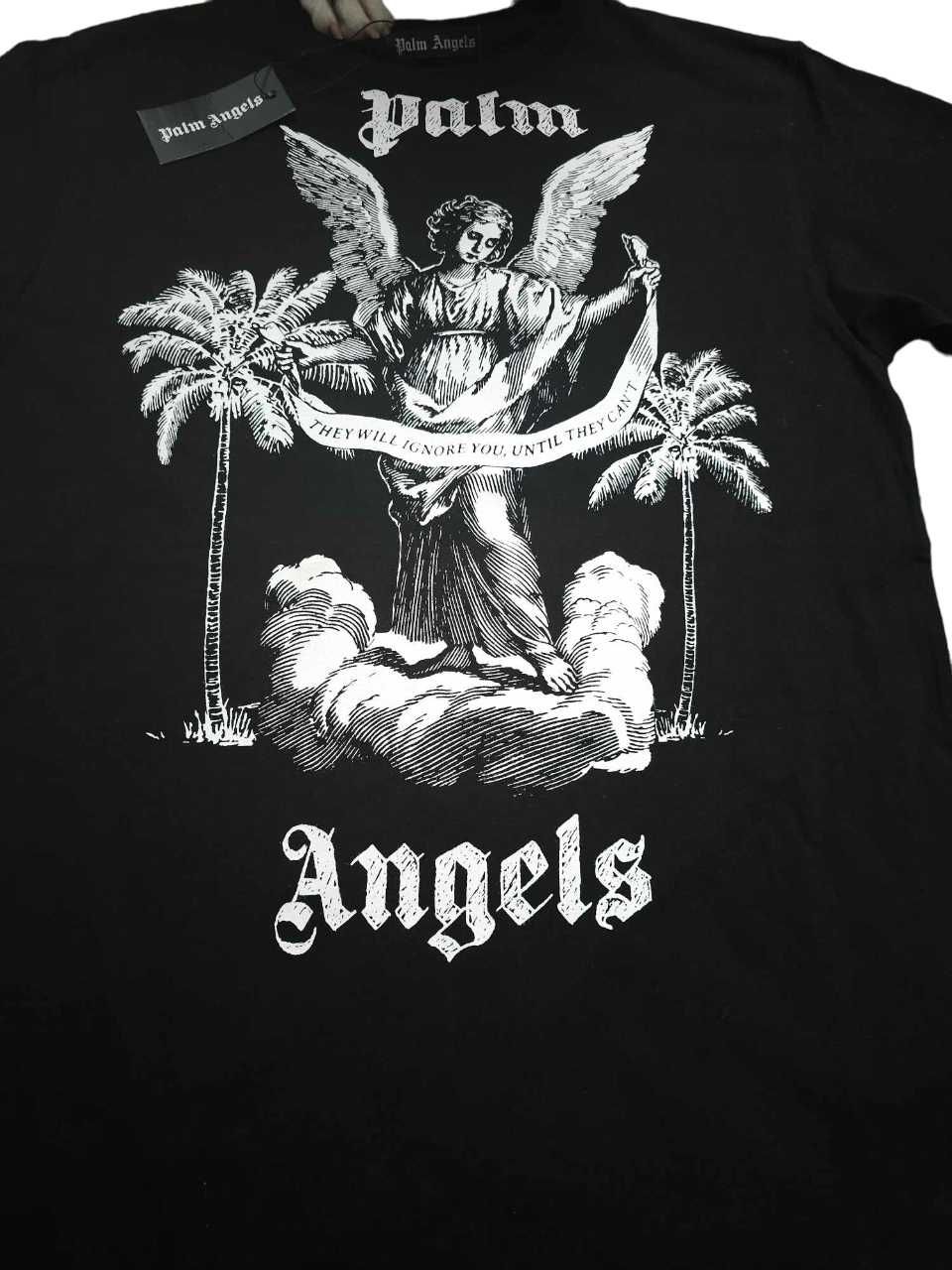 Palm Angels t-shirt preta novo modelo