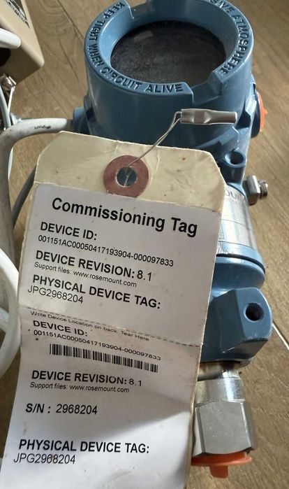 Zestaw przetworników ciśnienia z pozycjonerem - przemysł