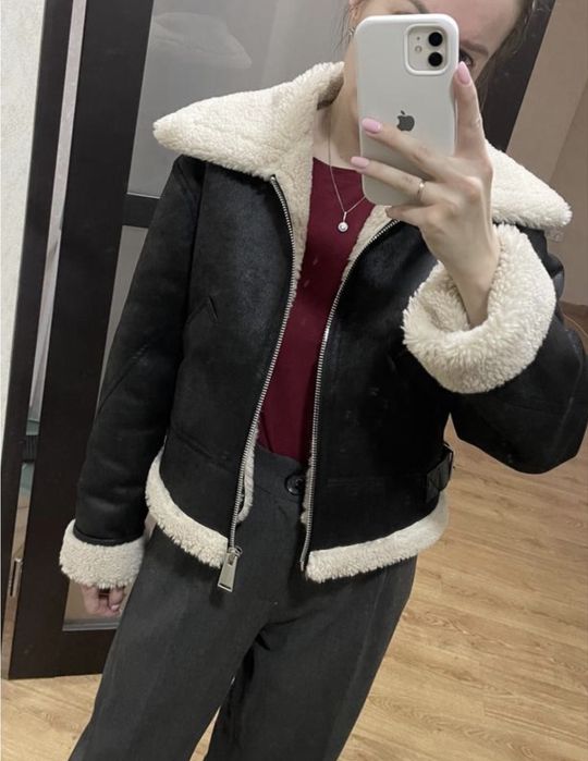 Вкорочена дублянка MANGO