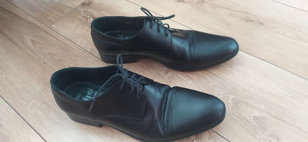 Buty męskie eleganckie skórzane