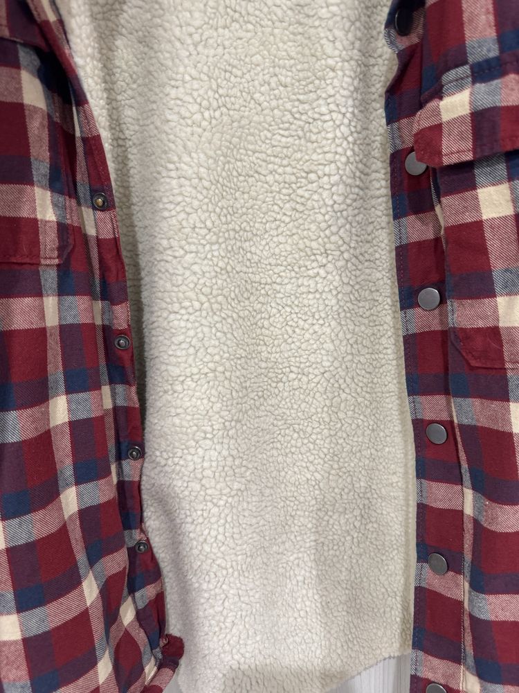 Koszula kurtka bluza męska kratkowana baranek L/XL RegularFit Reserved