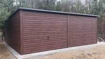 Garaż blaszany DREWNOPODOBNY kolor Premium 6x5 6x6 7x5 8x6