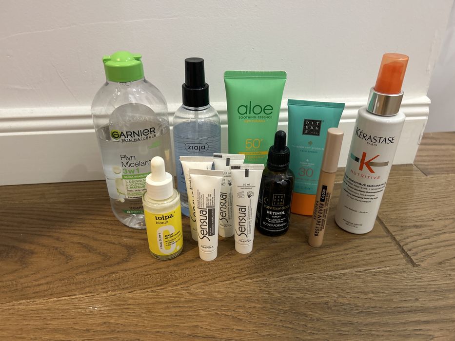 Zestaw kosmetyków garnier ziaja