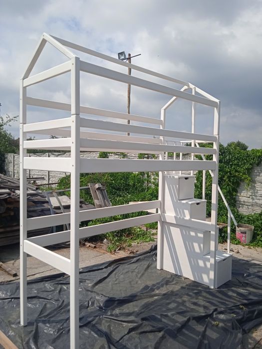 Кровать Чердак, кровать  домик .