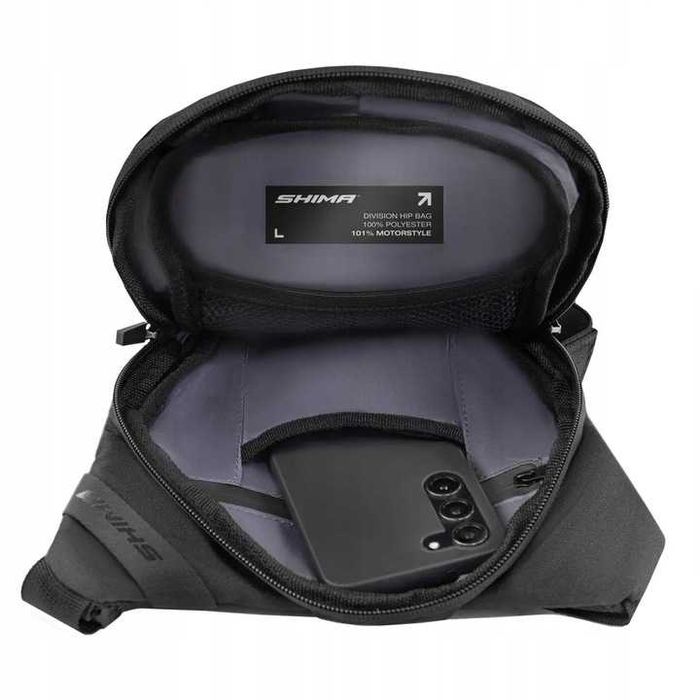 SHIMA DIVISION HIP BAG Saszetka Torba Na Udo Motocyklowa Motor 2L