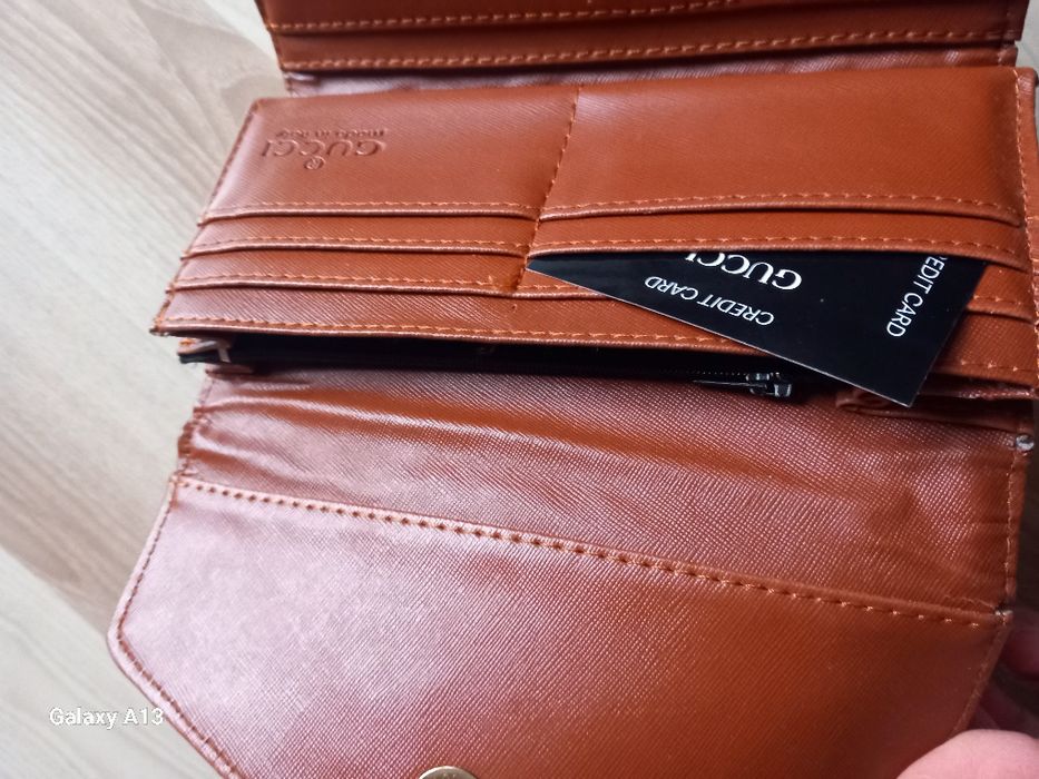Gucci duży damski portfel