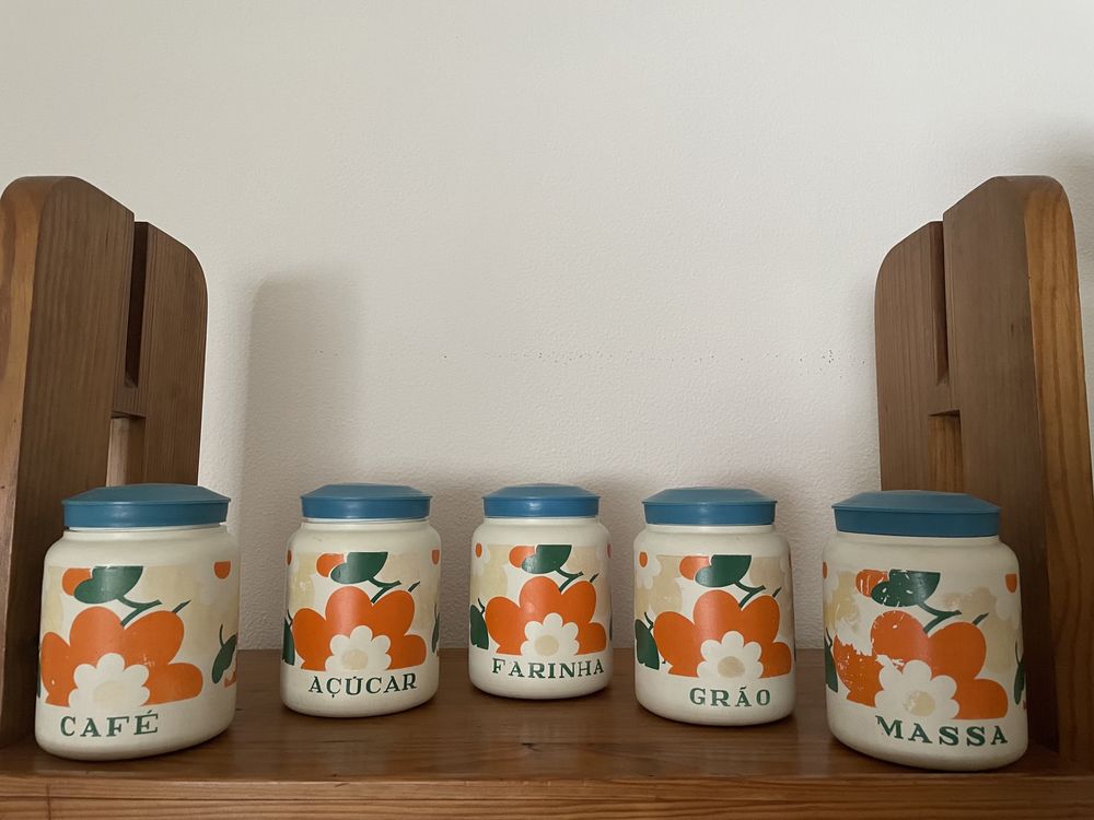 Conjunto de Caixas de alimentos vintage