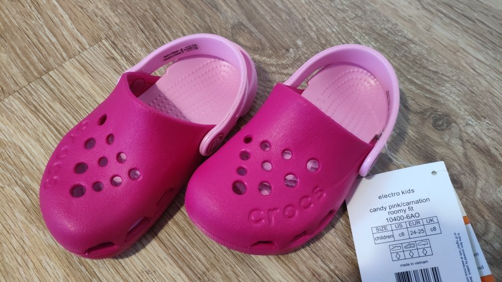 Детские шлепки кроксы Crocs Electoro Kids размер C8 (EUR 24-25)