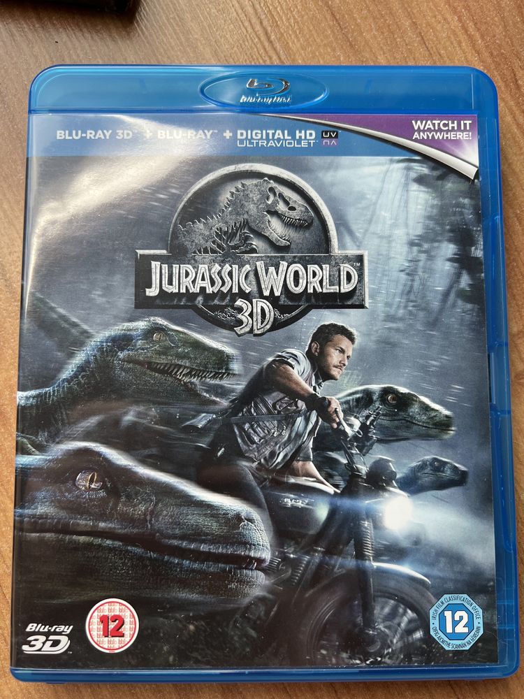 Jurassic World Blu-Ray 3D + Blu-ray