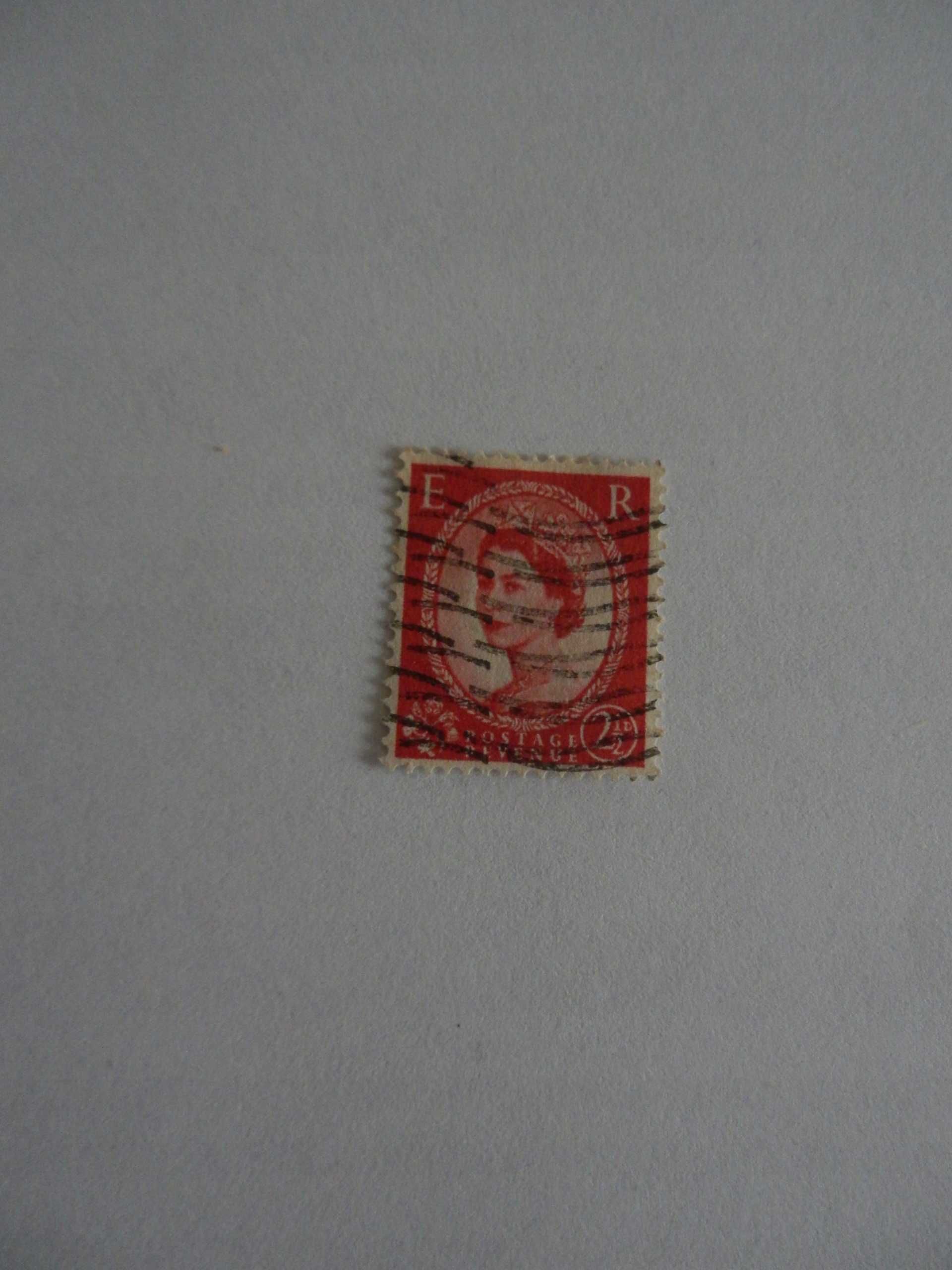 Znaczek pocztowyUK Królowa Elżbieta II - 1958 r.