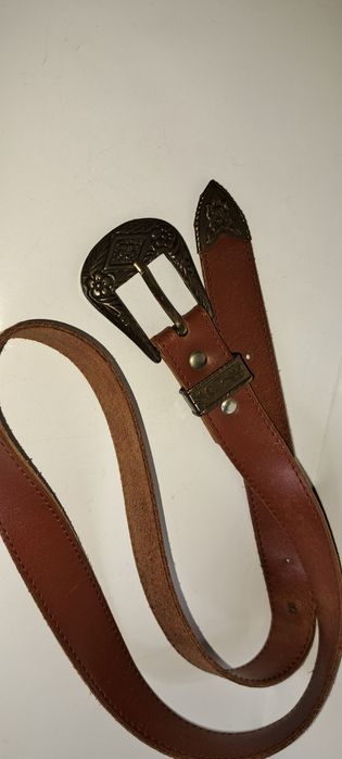 Stary pasek kowbojski skóra