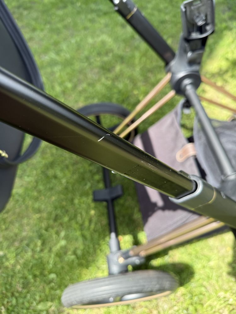 Wózek Cybex Priam 4.0 2w1 rose gold deep black