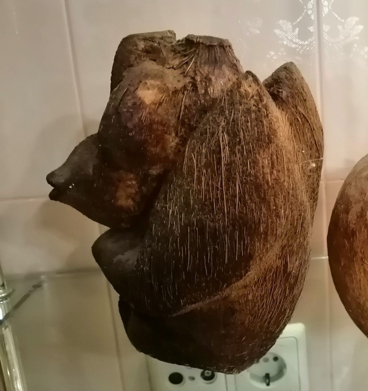 Обезьяна из кокоса, сувенир, декор