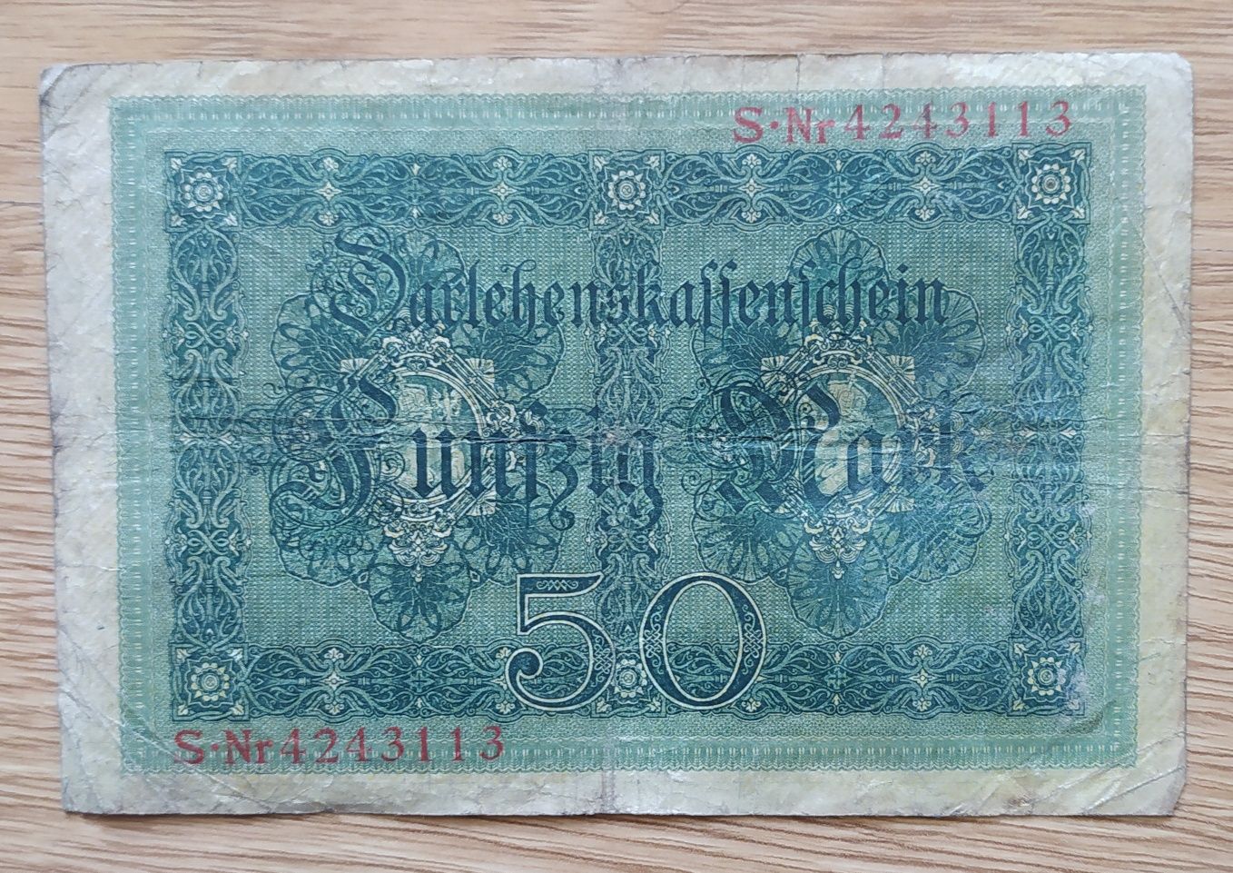 Banknot 50 marek , 1914 , państwo Niemcy