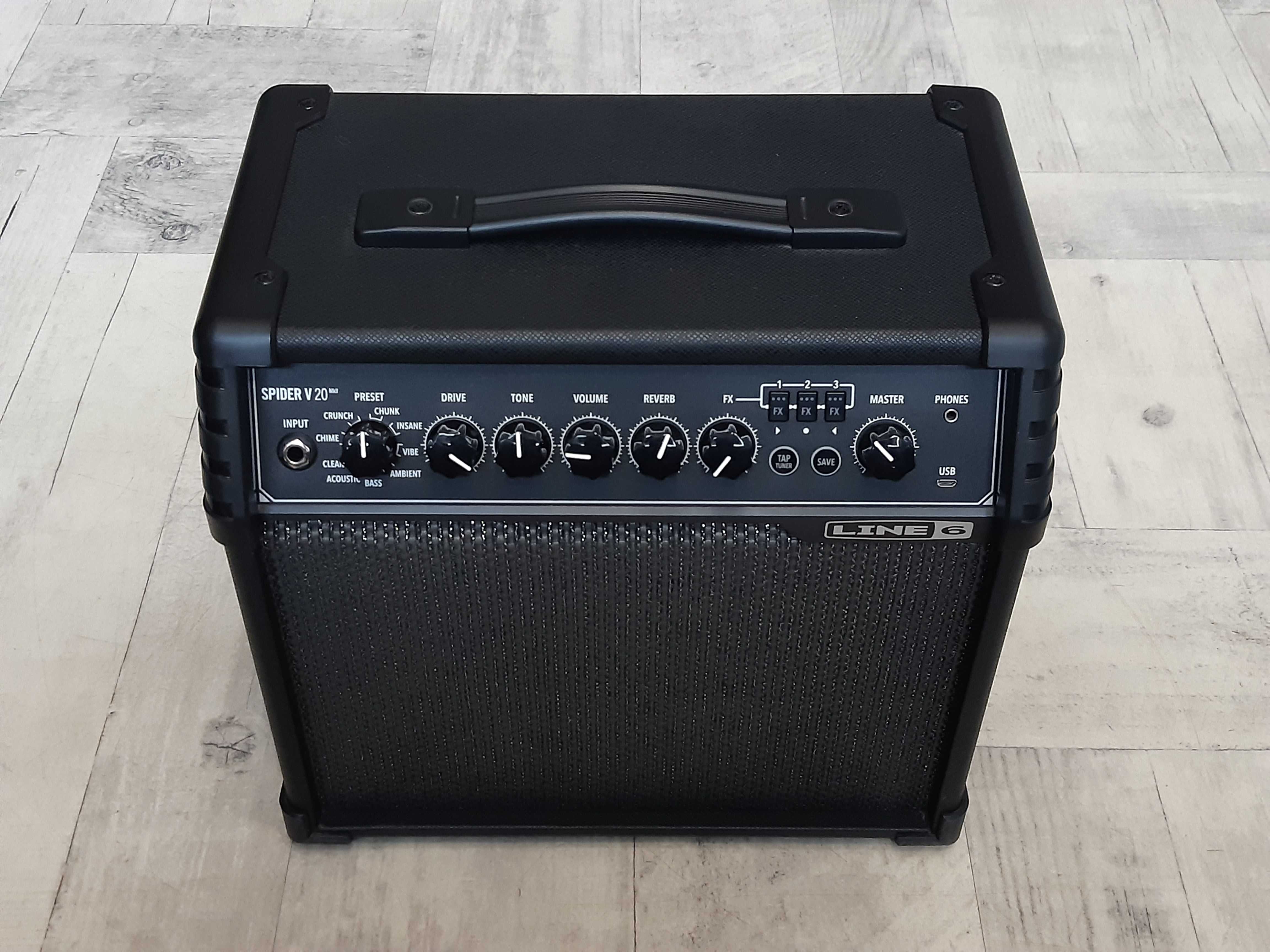 Wzmacniacz gitarowy LINE 6 SPIDER V 20 - combo-efekty - wysyłka Gratis