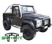 Kit abas de roda Land Rover Defender 12cm - Plástico ABS