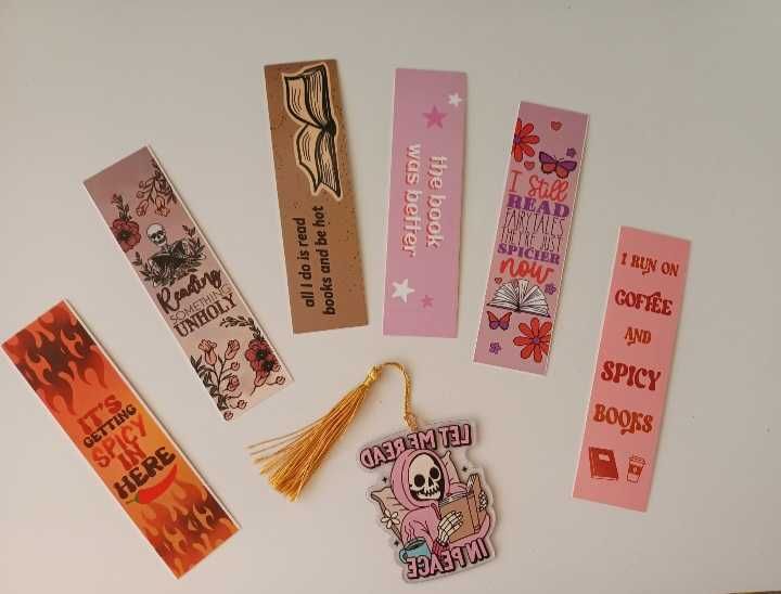 Inspirujace Zakladki do ksiazek zestaw