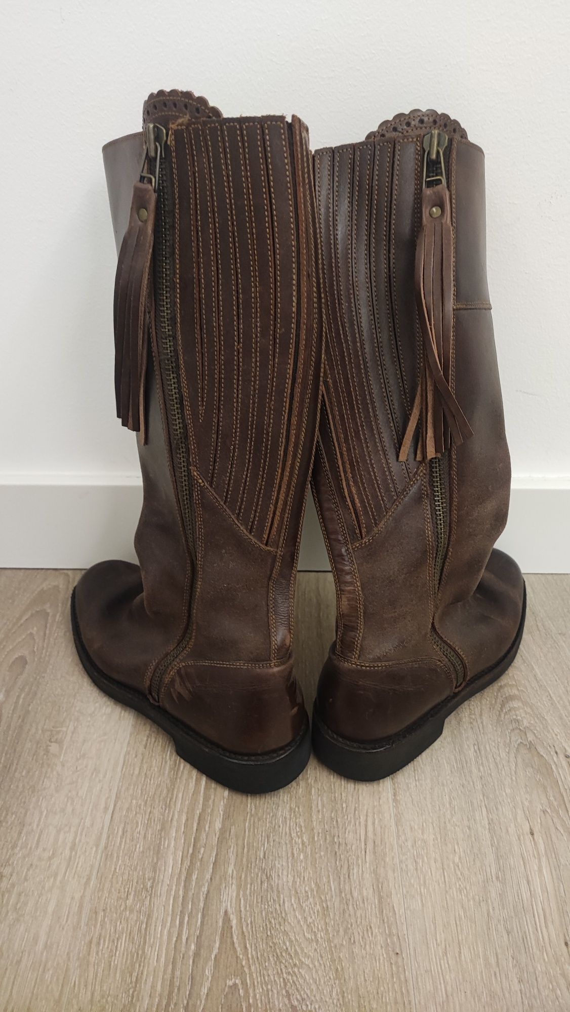 Botas El Estribo em Pele