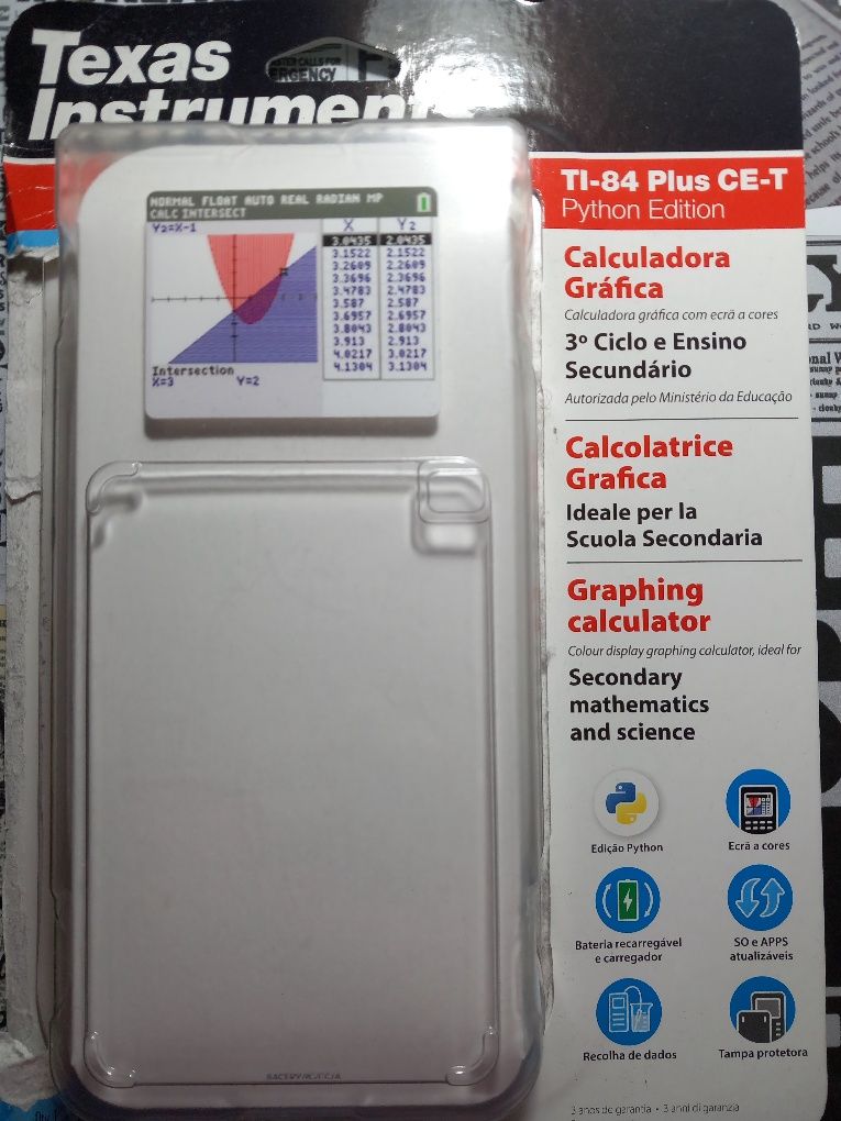 Calculadora TI-84 Plus CE-T Phython Edition