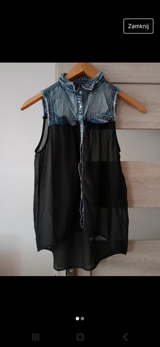 Koszulka bez rękawów damska