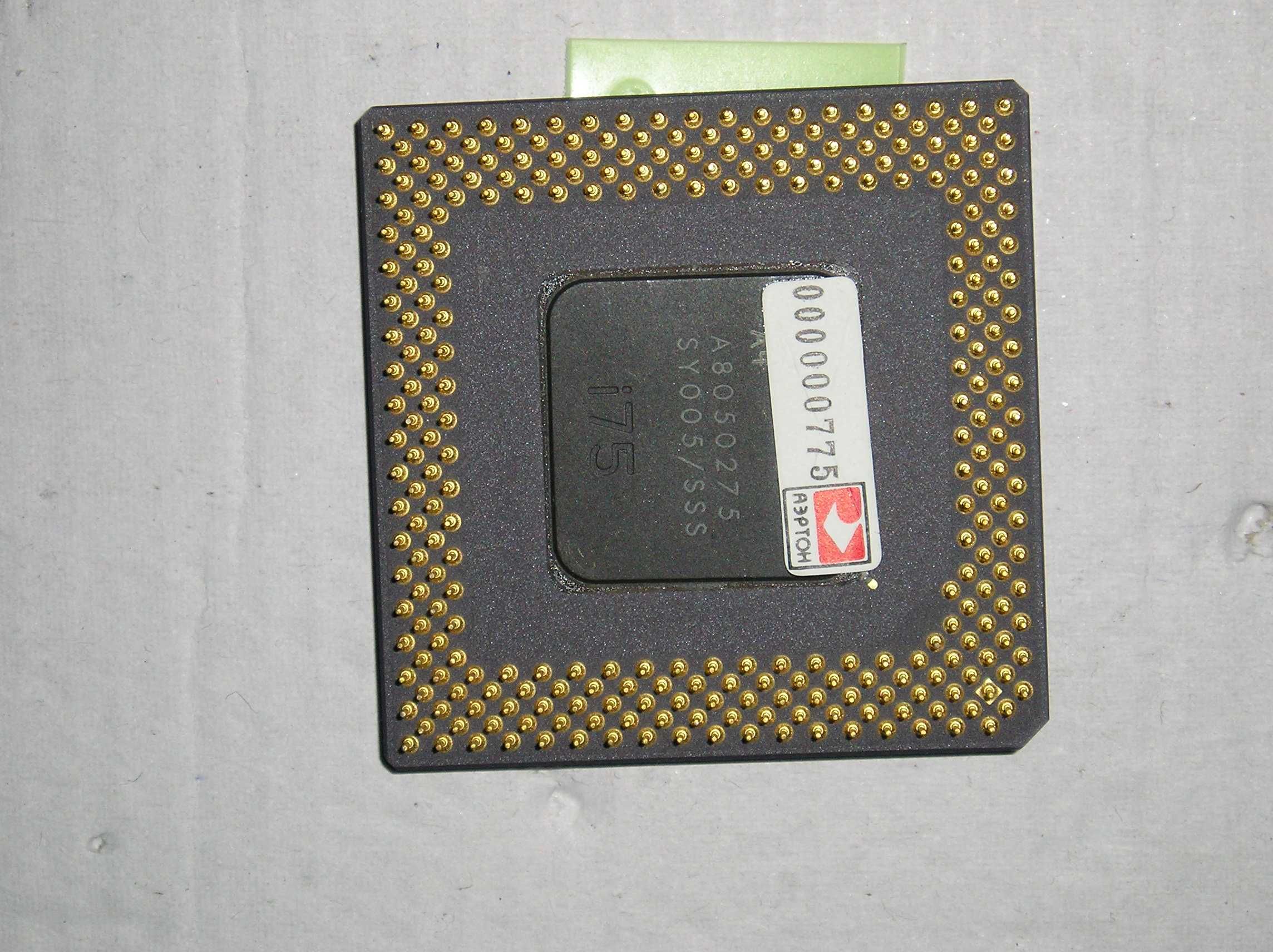 Процессор Pentium 100,120,133,150,166, 233ммх для коллекции