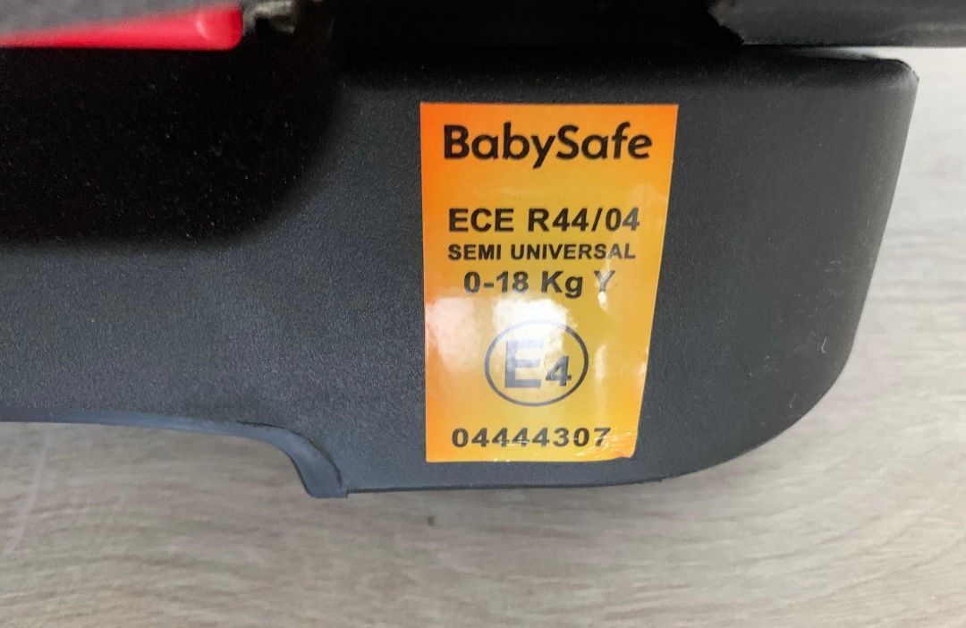 Fotelik samochodowy BabySafe Schnauzer Szary 0-18kg ISOFIX