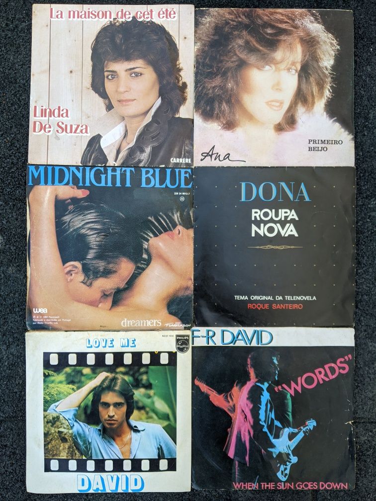 conjunto de discos vinil