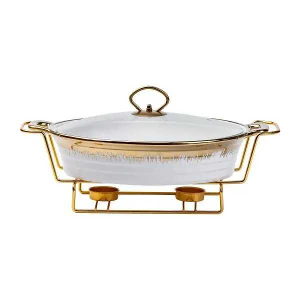 ХИТ СЕЗОНА! Мармит керамичесий на металлической подставке с подогревом