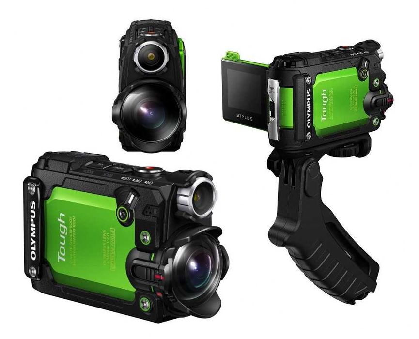 Kamera Sportowa 4K OLYMPUS TG-Tracker Wifi GPS Zielony Stabilizacja !!