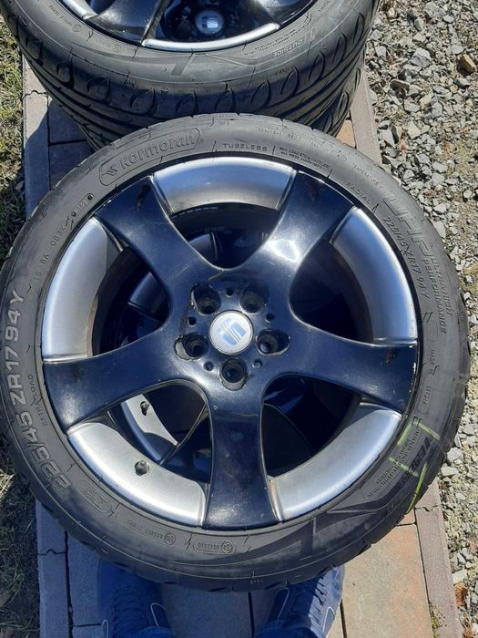 SEAT alufelgi 17' 5x100 + opony letnie Kormoran  225/45