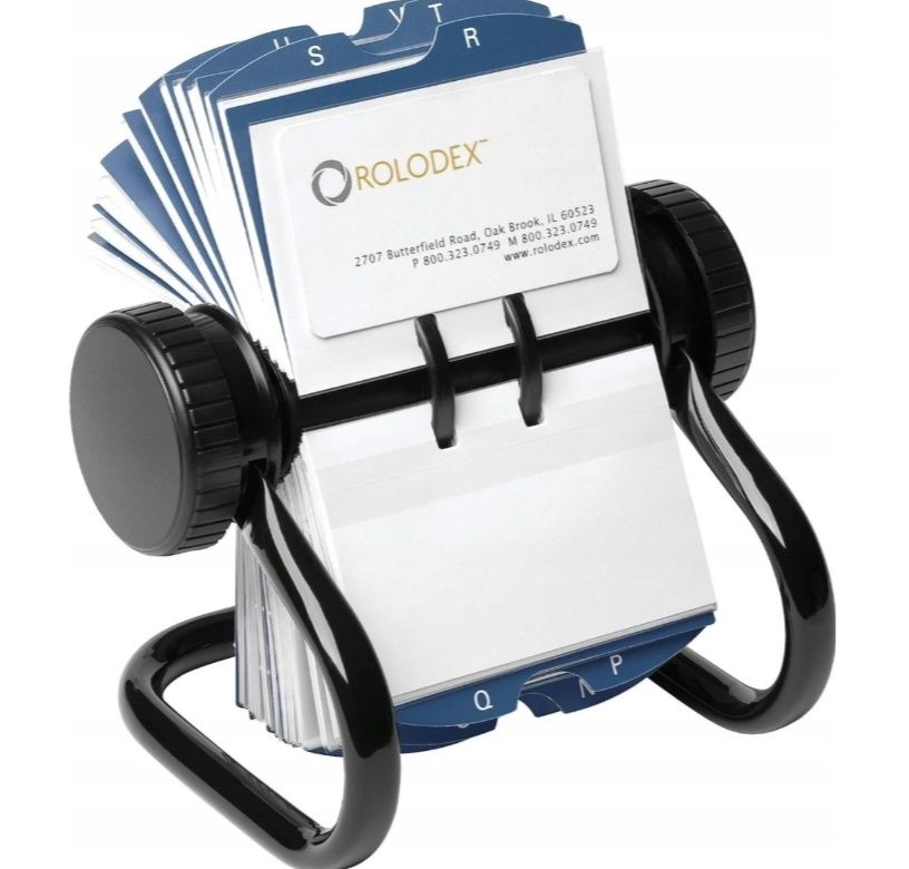 Rolodex rotary - wizytownik (190 wizytówek)