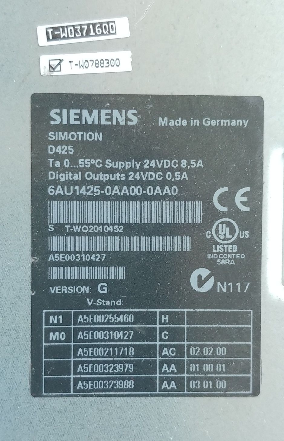 Siemens Simotion D425 6AU1425-0AA00-0AA0 plus karta. Nowy nieużywany.