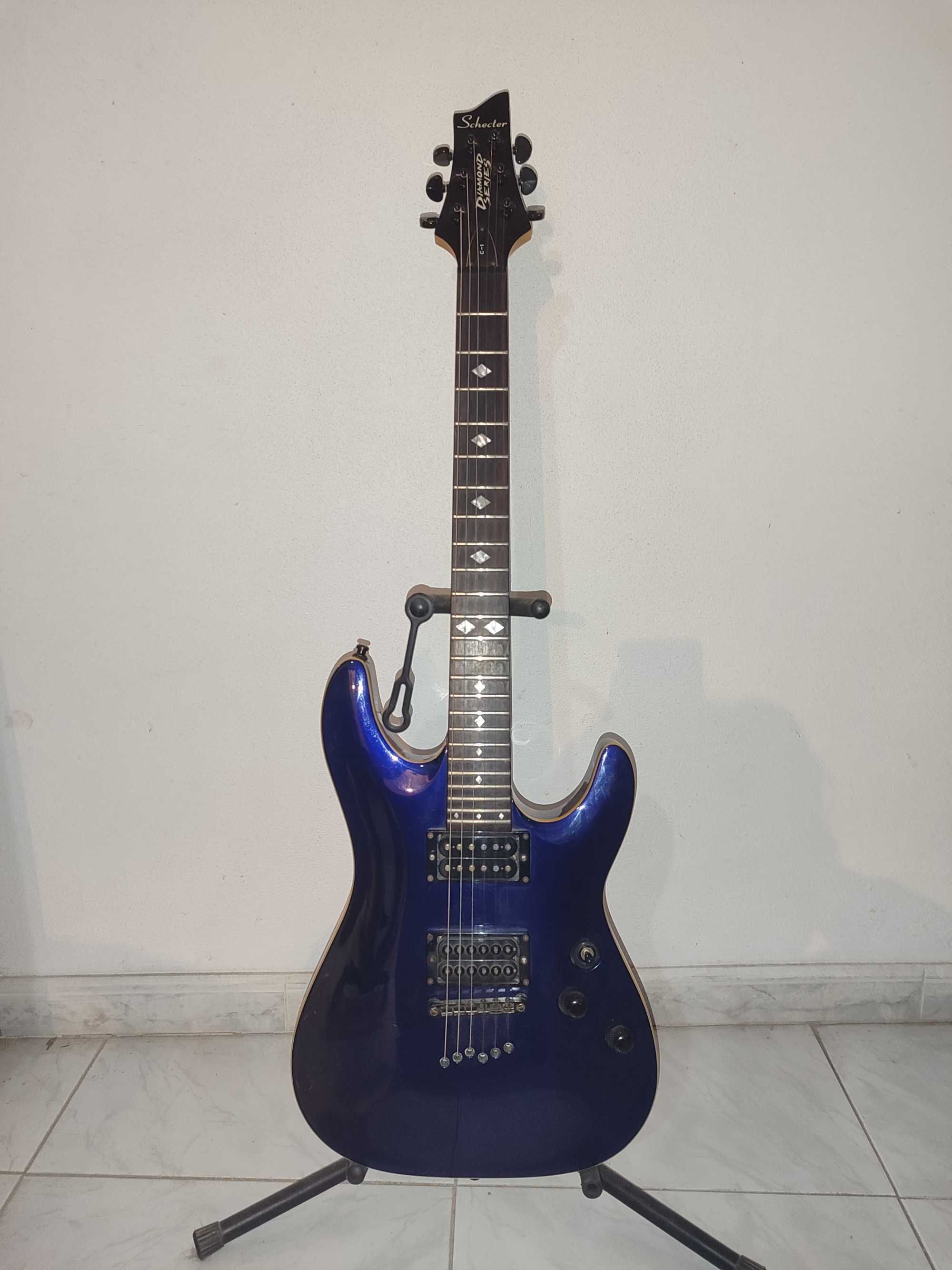 Guitarra Eletrica Schecter Diamond Series C-1 2001 - Electric Blue